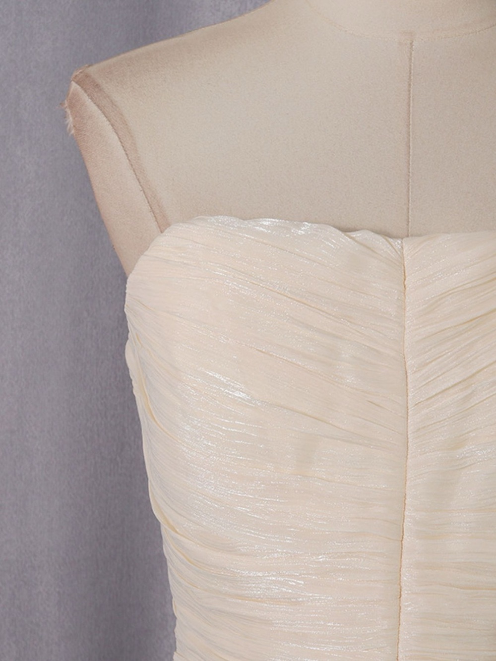 Strapless Ruffle Ruched Mini Dress - Picture 10 of 13